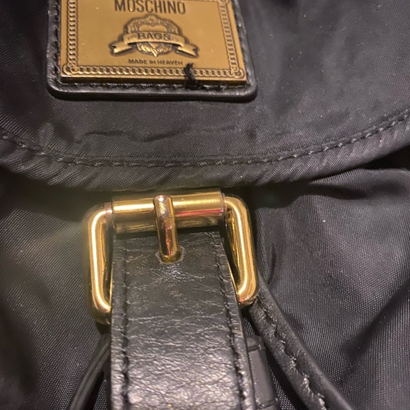 MOSCHiNO Black backpack ((MiLANO)) - Picture 5 of 11